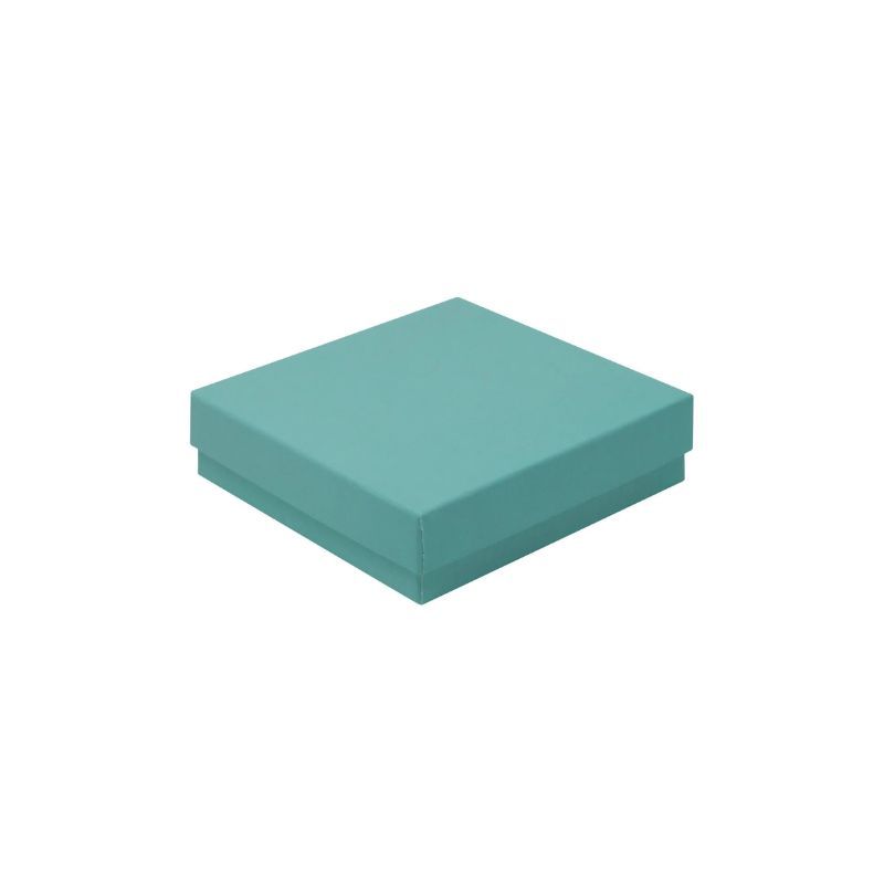 Kraft Recycled Gift Box | Square Jewellery Box  Blue