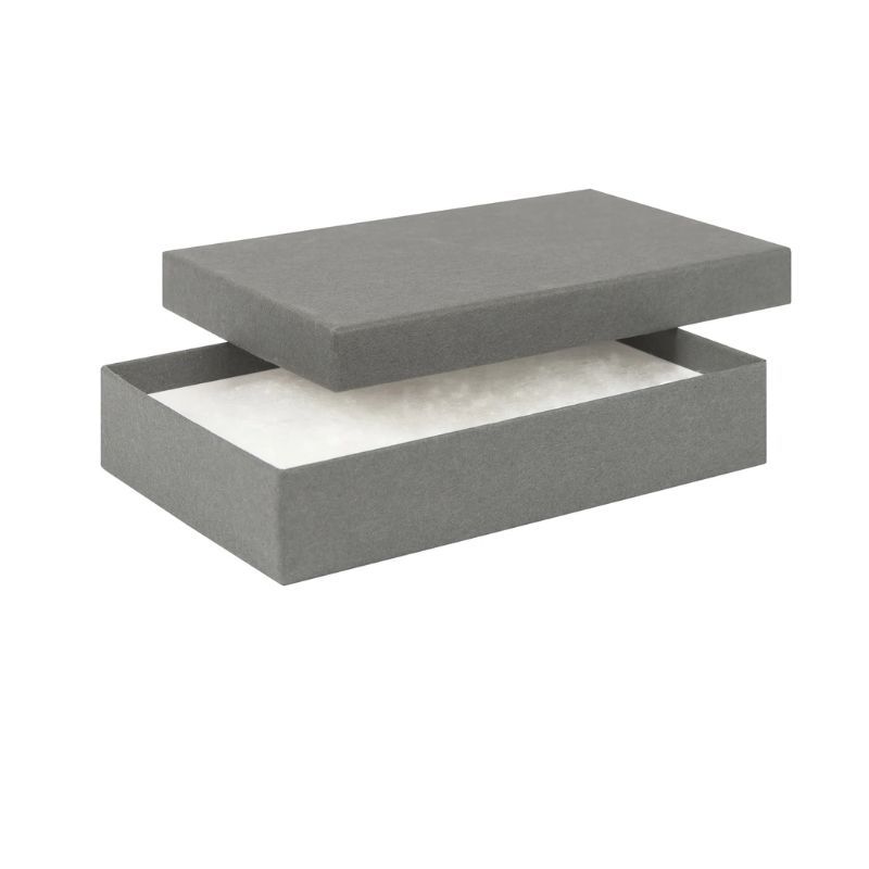 Kraft Grey Small Necklace Jewellery Gift Box