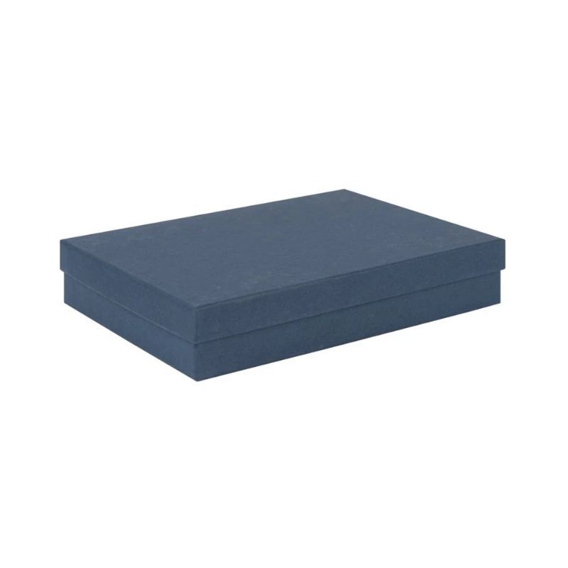 Kraft Navy Blue Small Necklace Jewellery Gift Box