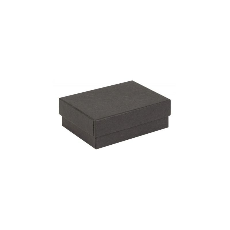 Small / Medium Kraft Recycled Jewellery Box  Black