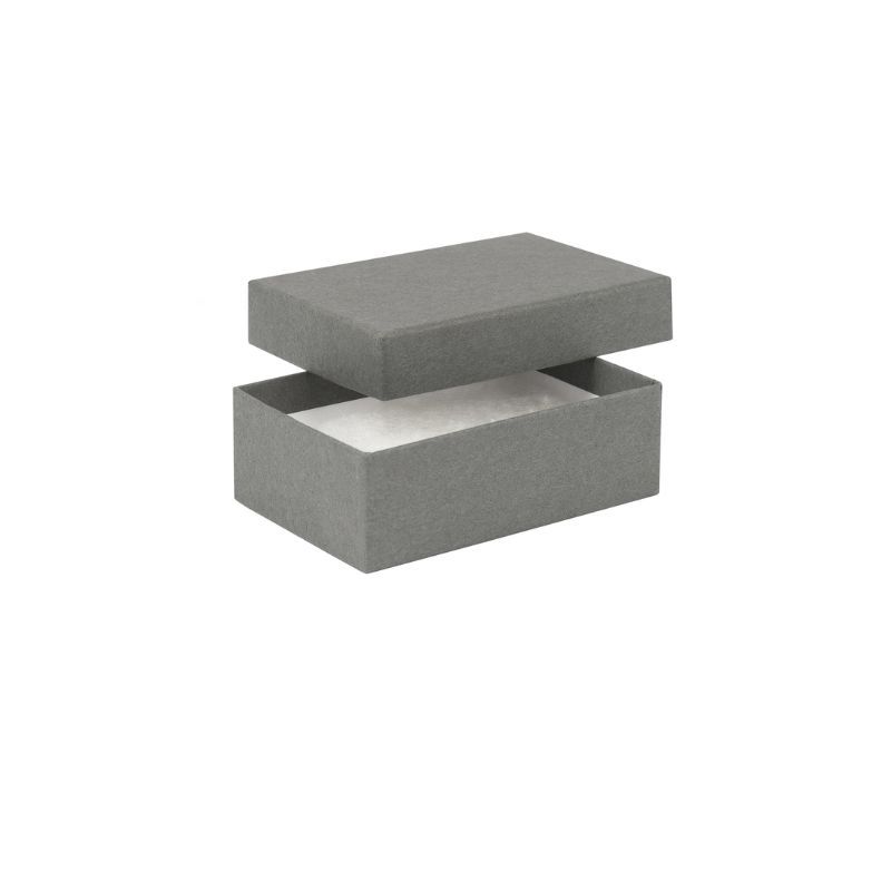 Kraft Grey Earring Jewellery Gift Box