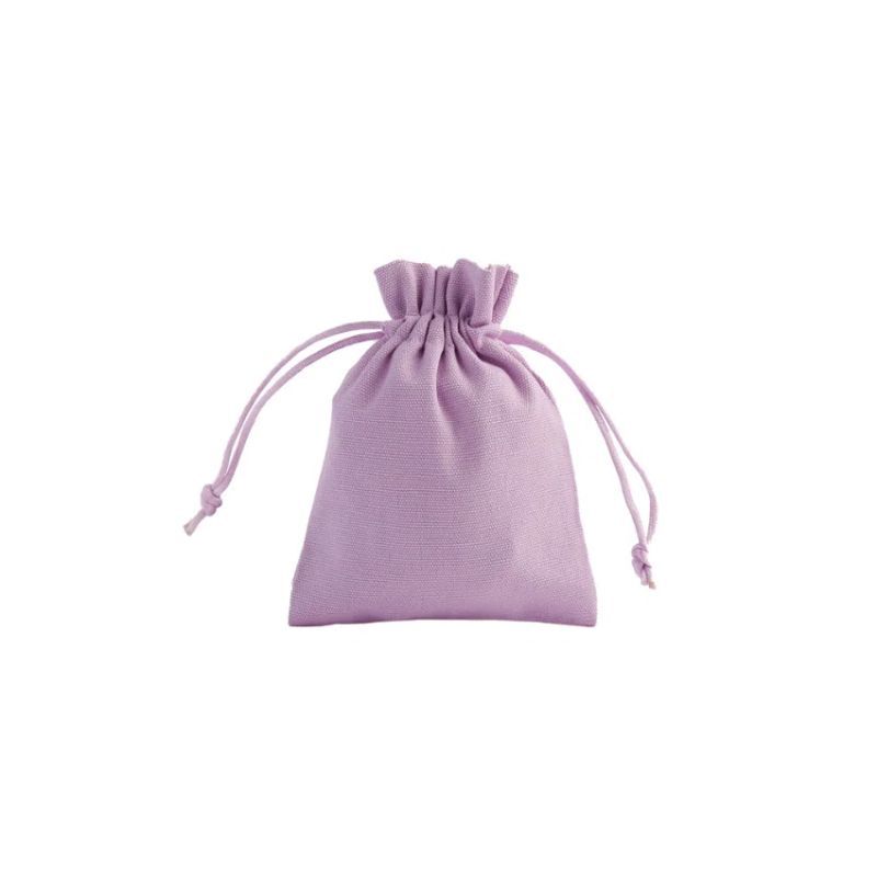 Cotton Bag with Silk Drawstring