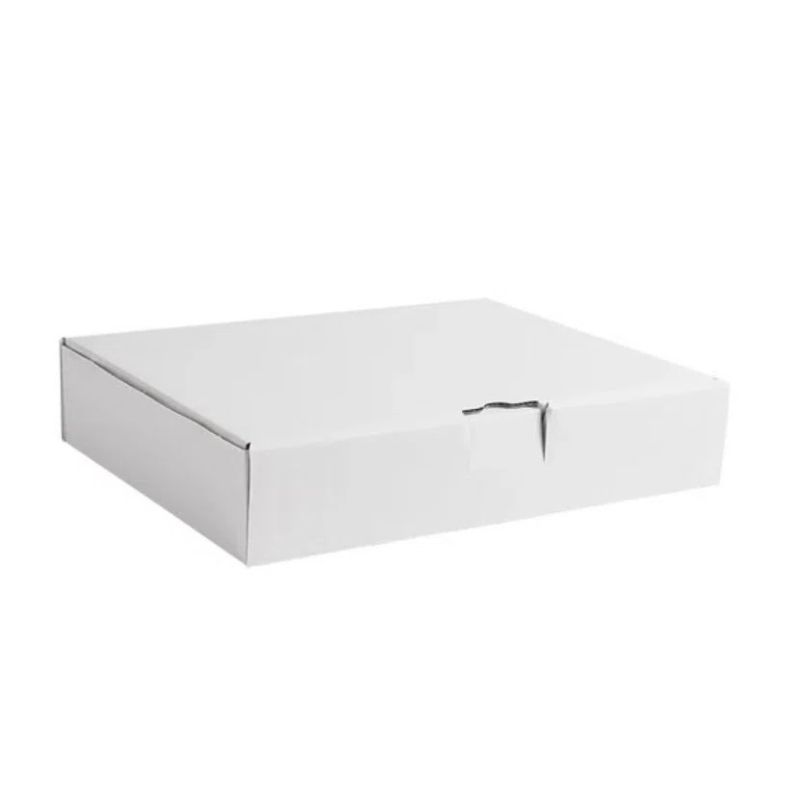 White Corrugated Postal Box White Internal
