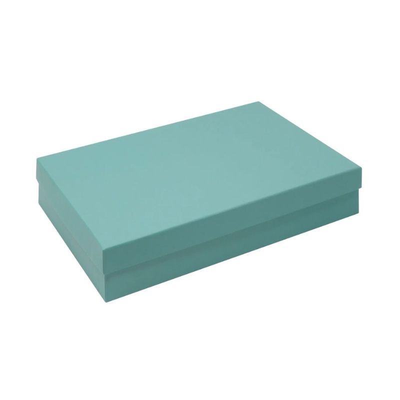 Large Recycled Kraft Multi-Purpose Jewellery Box  Blue