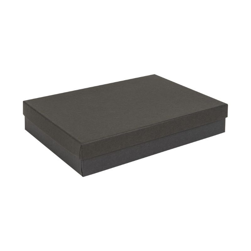 Large Recycled Kraft Multi-Purpose Jewellery Box  Black
