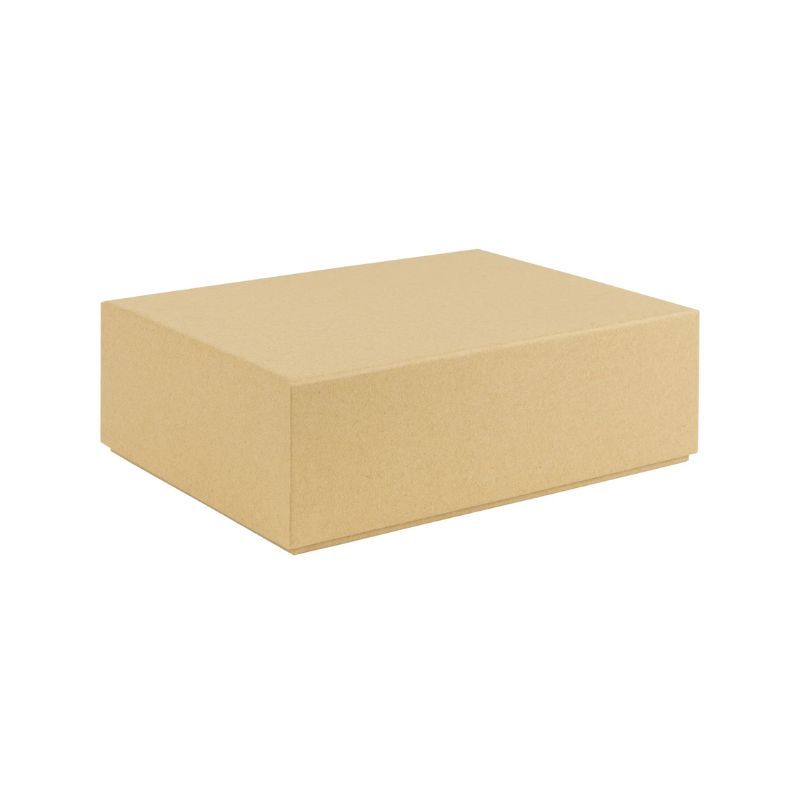 Brown Kraft Rigid 2-Piece Postal Box / Gift Box 210mm length
