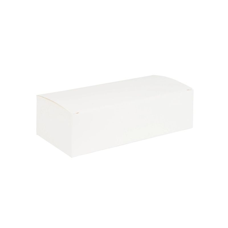 Larger Flat packed 1 Piece Gift Box  White