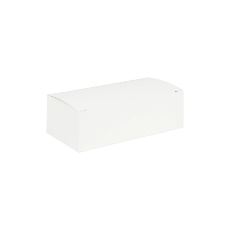 1 Piece Flat packed Pop-Up Box  White