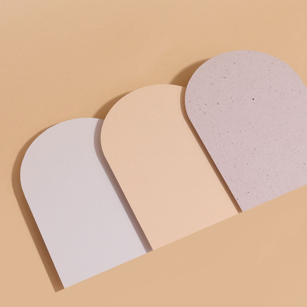 Plain Sandstone A6 Arch Note Card