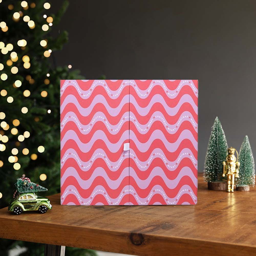 24 Days Wavy Retro Advent Calendar
