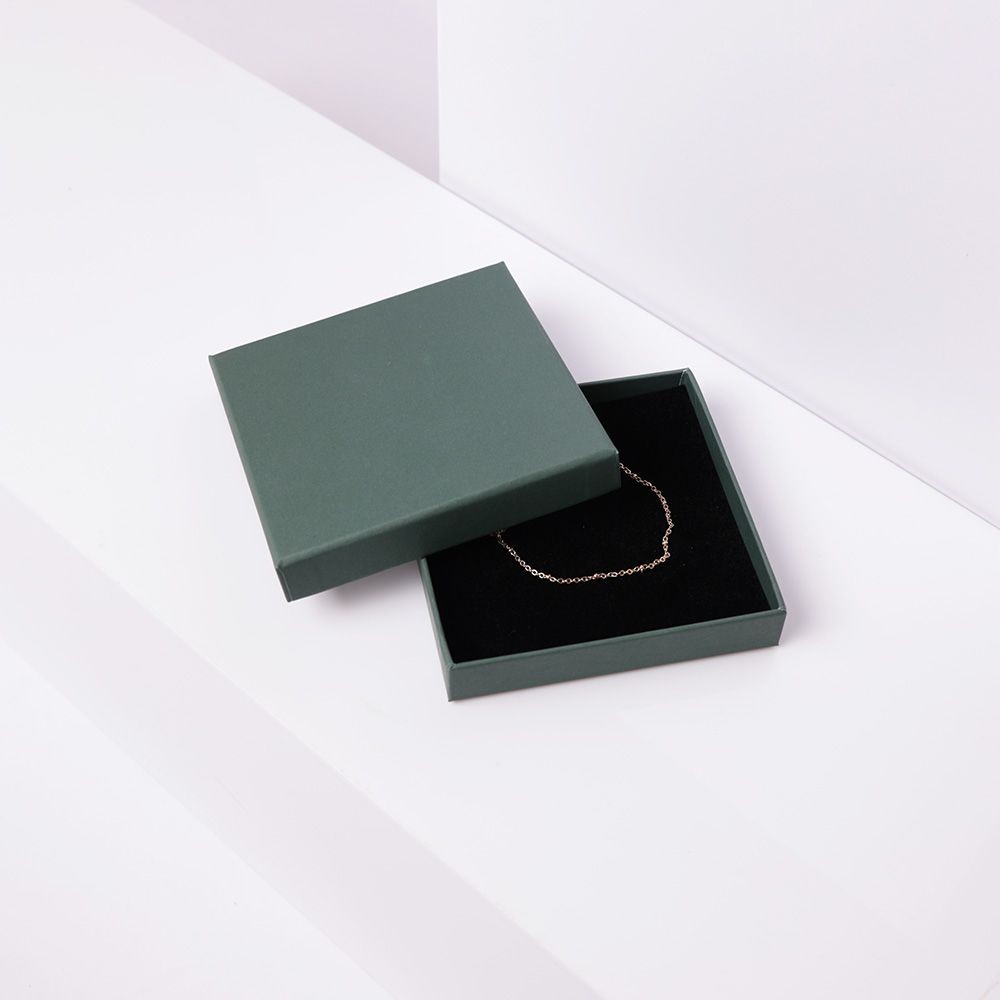 Luxury Forest Green Thin Bangle Jewellery Gift Box