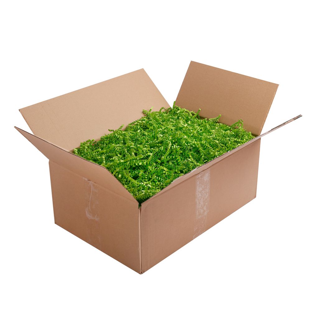 Lime Shredded 4mm Zig Zag Paper - 1kg