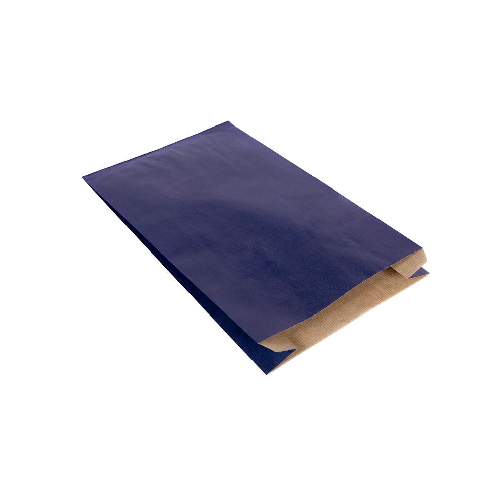 Pack of 100 Small Navy Paper Counter Bags