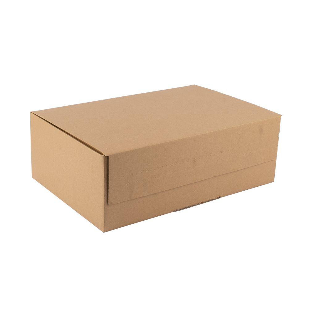 Pack of 10 E-Commerce Corrugated Kraft Boxes 450mm length