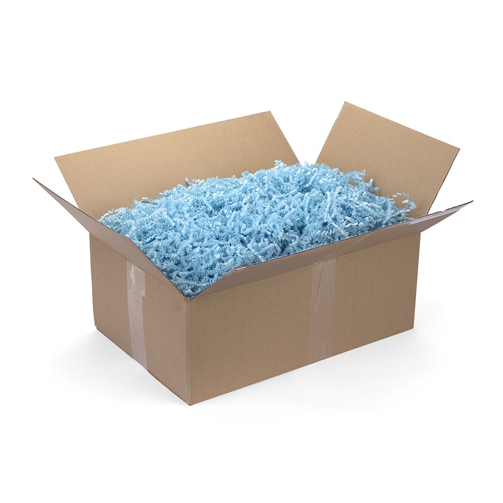 Ice Blue Shredded 4mm Zig Zag Paper - 1kg