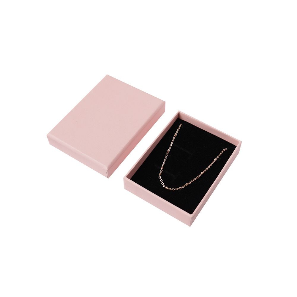 Luxury Rose Quartz Pink Thin Earring Jewellery Gift Box