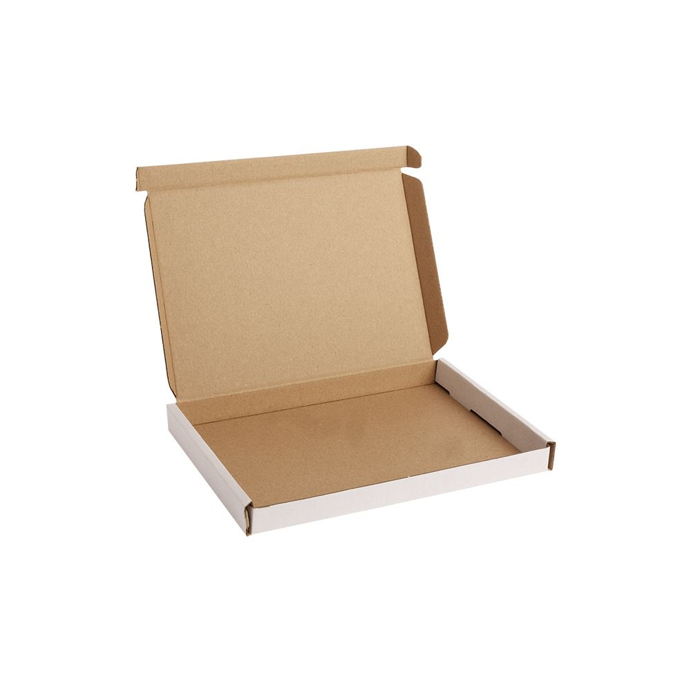 A5 Slim White Corrugated Mailing Box