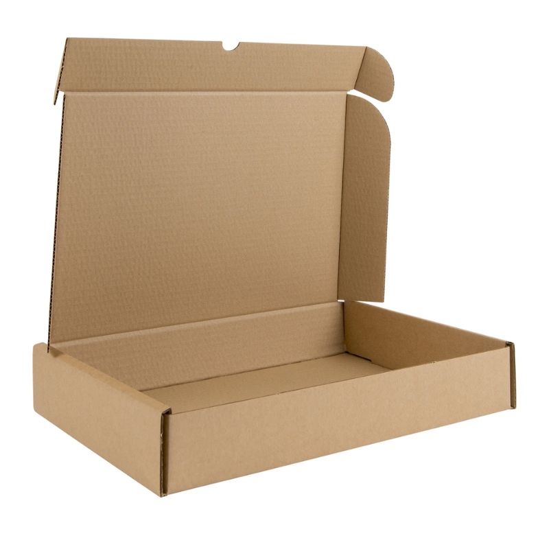 Kraft 1-Piece A4 Corrugated Postal Box