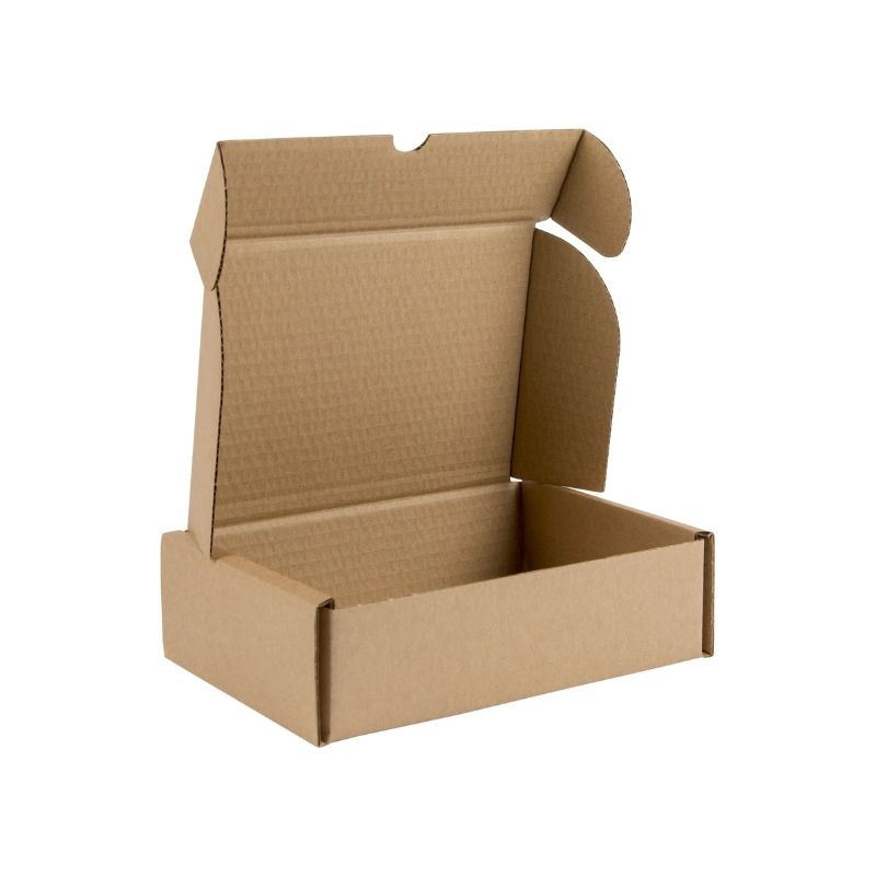 Kraft 1-Piece A6 Corrugated Postal Box
