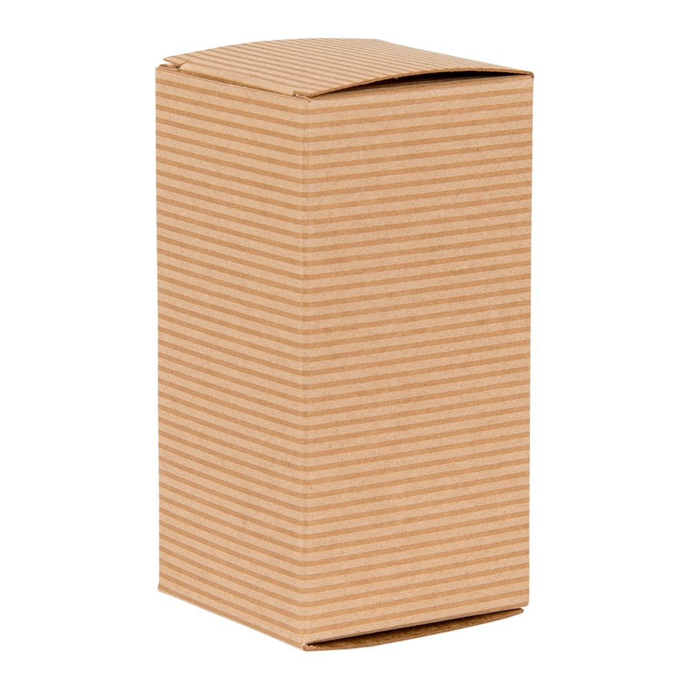 Brown Kraft Recycled Flat Packed Gift Box 100mm Depth