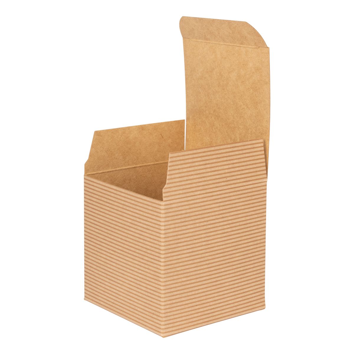 Brown Kraft Recycled Candle Flat Packed Gift Box