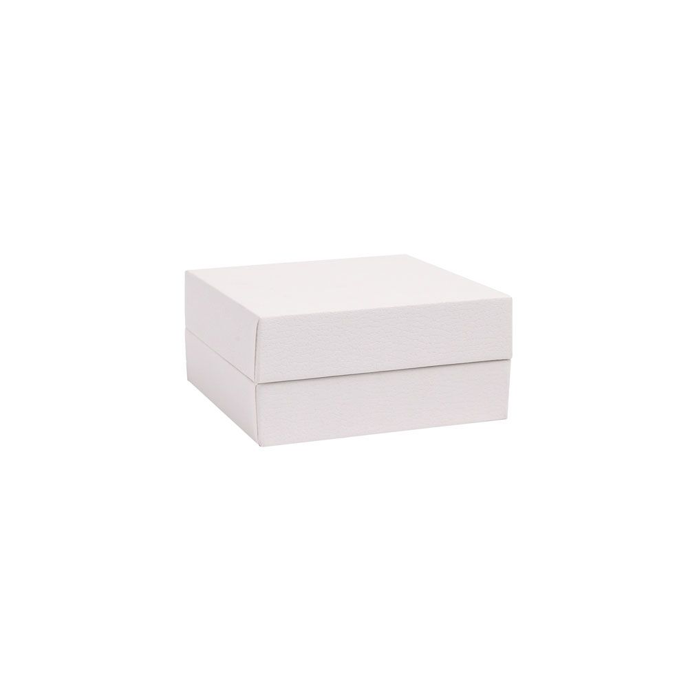 Luxury White Hinged Jewellery Gift Box