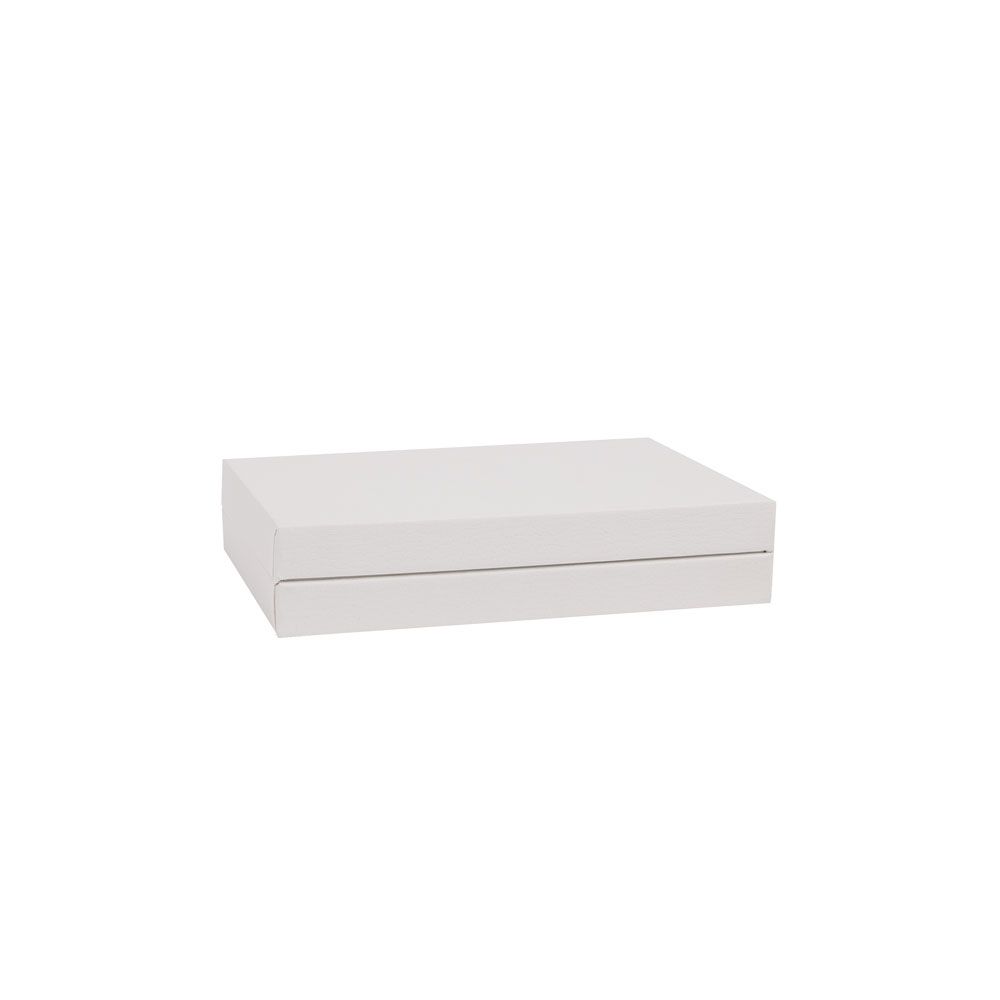 Luxury White Hinged Necklace Box