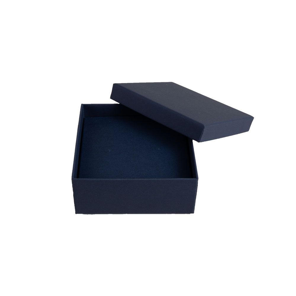 Essentials Navy Medium Bangle Jewellery Gift Box