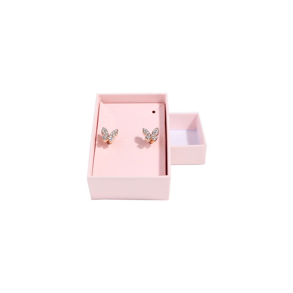 Essentials Pink Kraft Small Earring Jewellery Gift Box