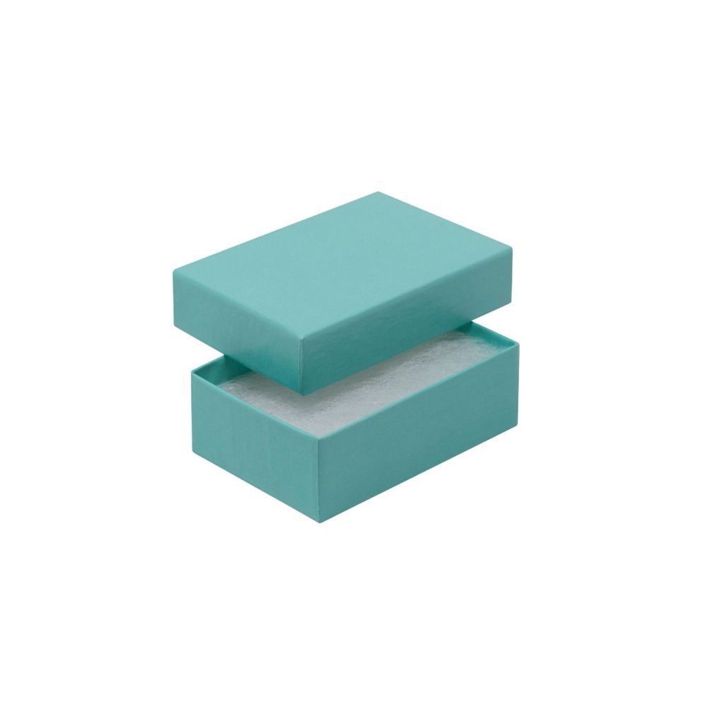 Kraft Aqua Small Earring Jewellery Gift Box