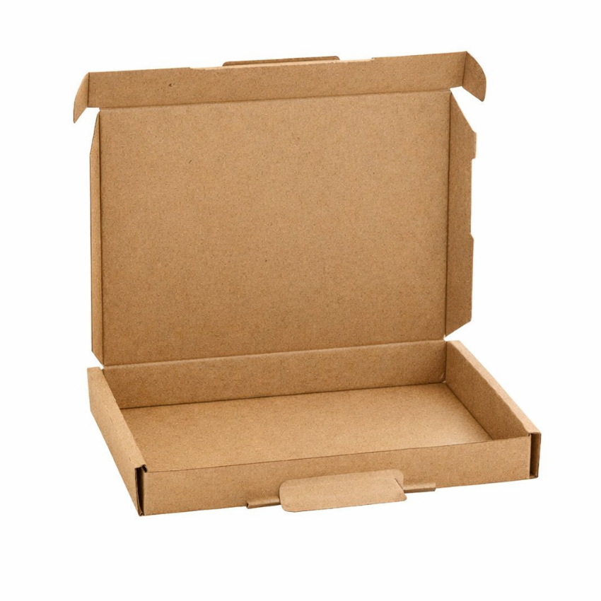 Kraft 1-Piece Thin A6 Corrugated Postal Gift Box