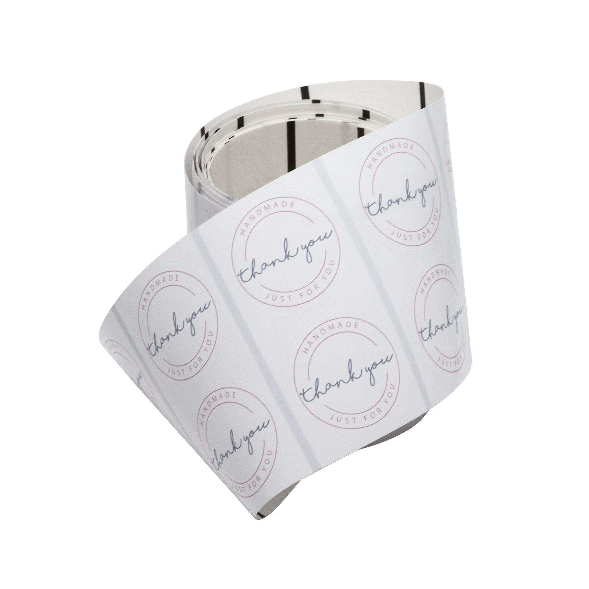 Round Thank you Handmade Just for you Labels