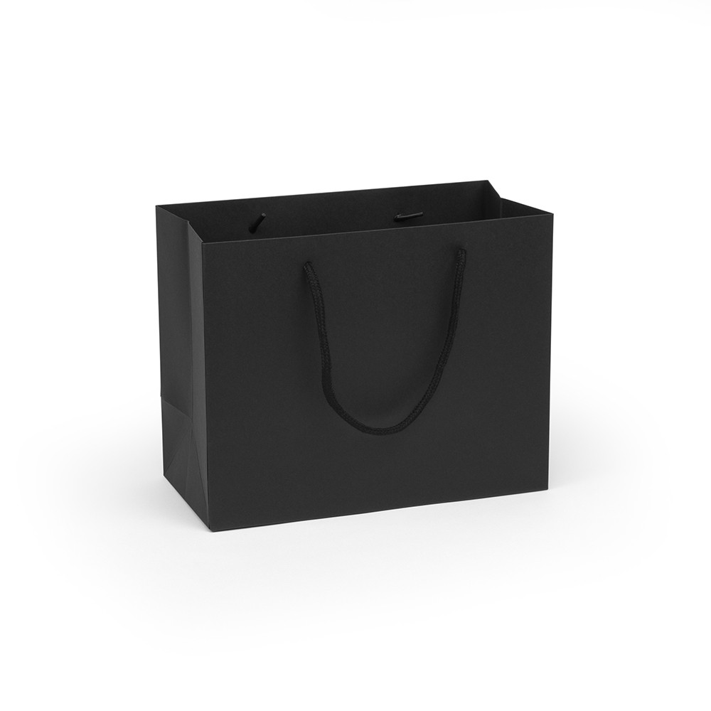 50 x KRAFT PAPER GIFT CARRY SHOPPING BAGS - BULK -BLACK - MEDIUM LARGE |  eBay