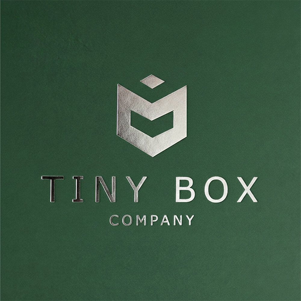 Medium Landscape Forest Green Paper Gift Bag With Rope Handles