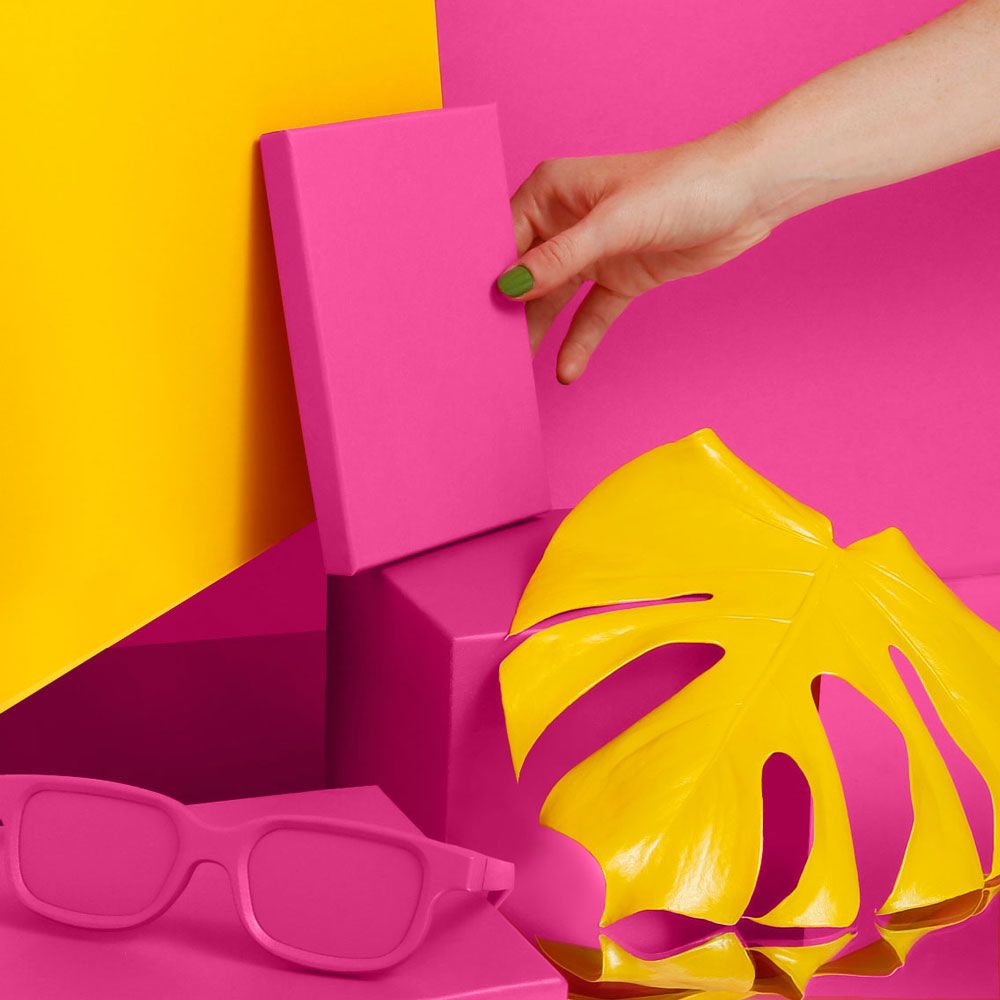 Magenta Pink Thin A6 Gift Box