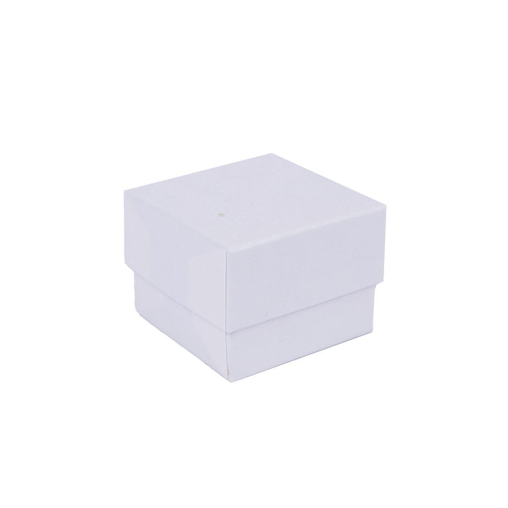 White Swirl Recycled Ring Box