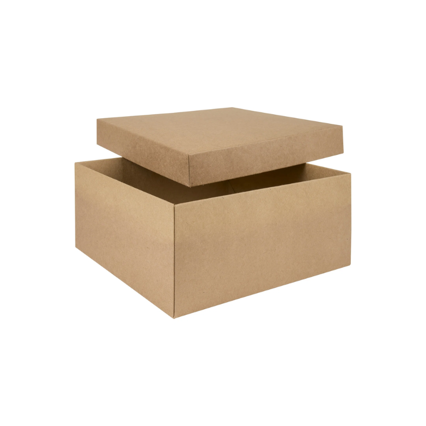 Kraft Hat Box Flat Packed