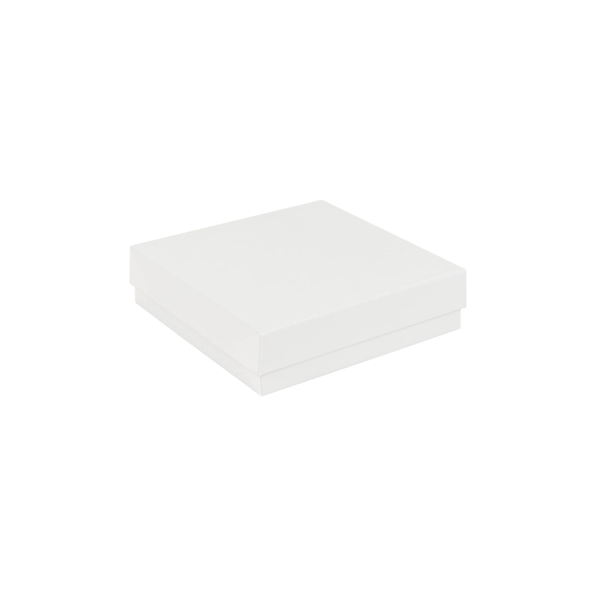 Recycled Gift Box | Square White Jewellery Box  White