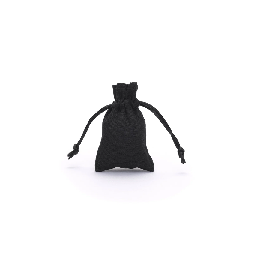 Small Black Cotton Bag