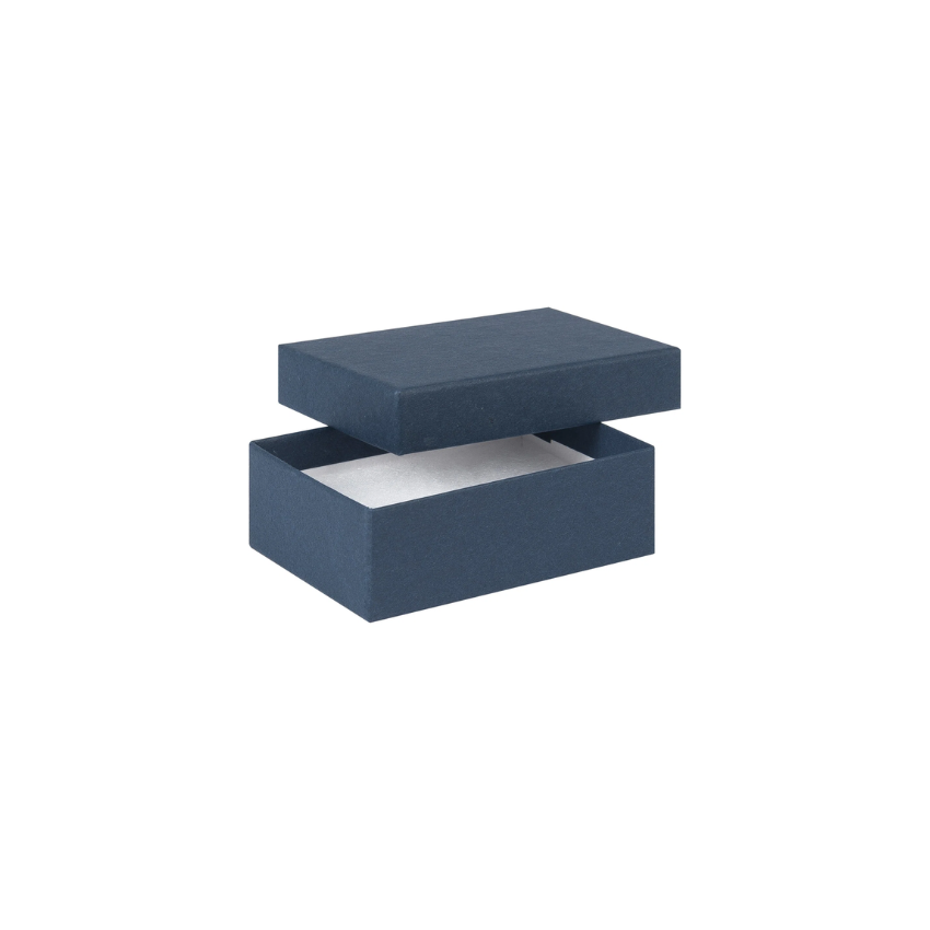 Kraft Navy Blue Earring Jewellery Gift Box