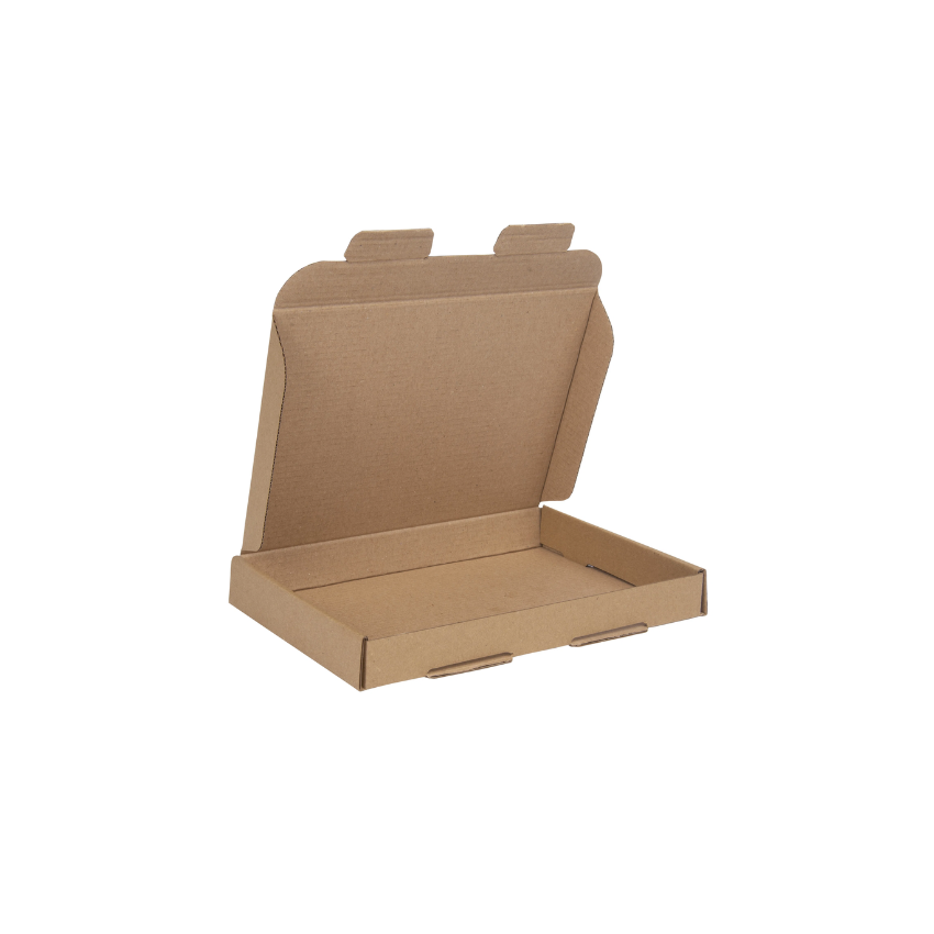 Kraft 1-Piece Thin A6 Corrugated Postal Gift Box