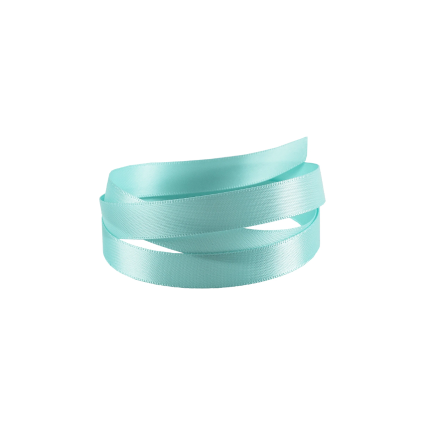 One Off Ocean Blue Double Faced Satin Ribbon 10 metres x 10mm