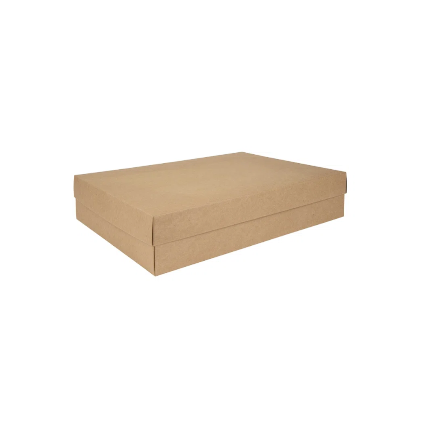 Kraft Shirt Box Flat Packed