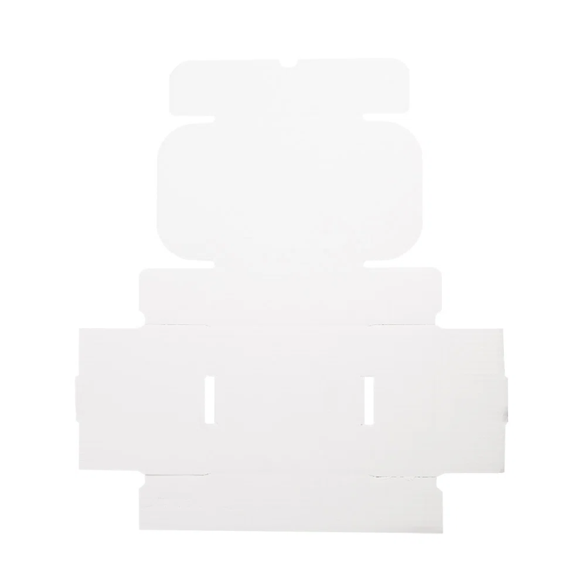White Corrugated Postal Box White Internal 154mm length
