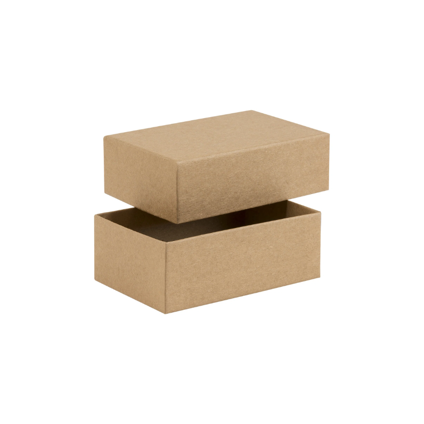 Brown Kraft Rigid 2-Piece Postal Box / Gift Box 105mm length