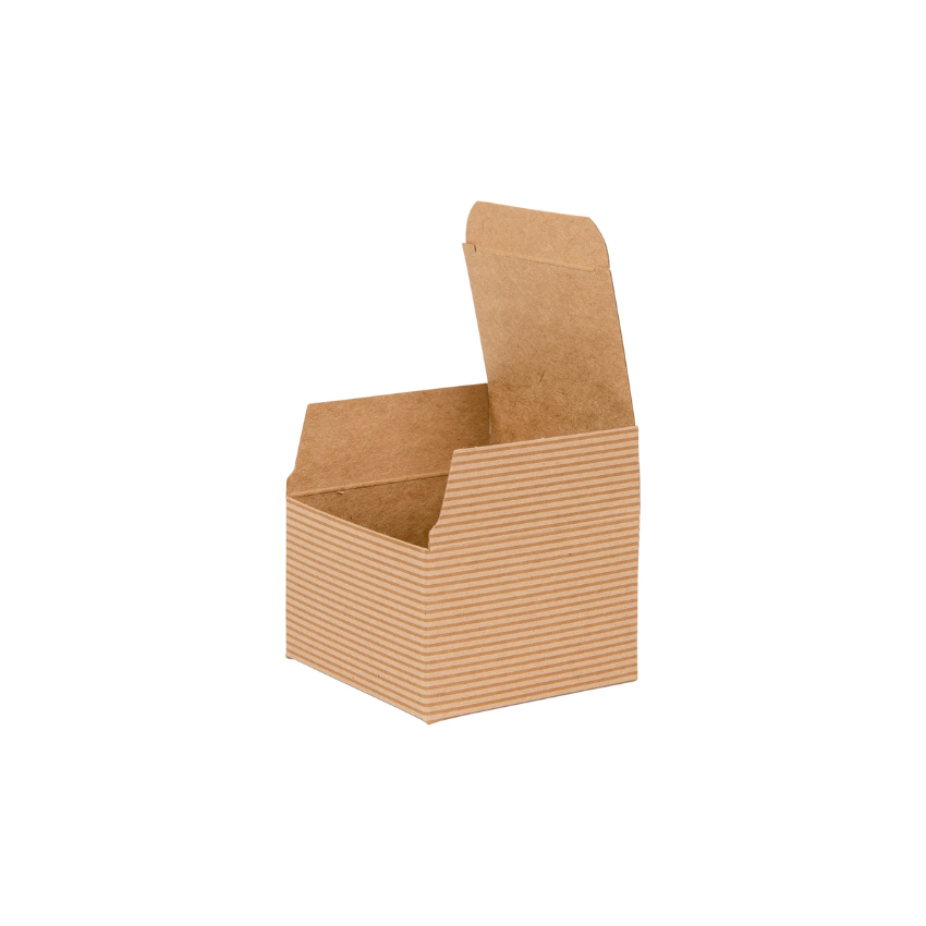 Brown Kraft Recycled Flat Packed Gift Box 75mm Width