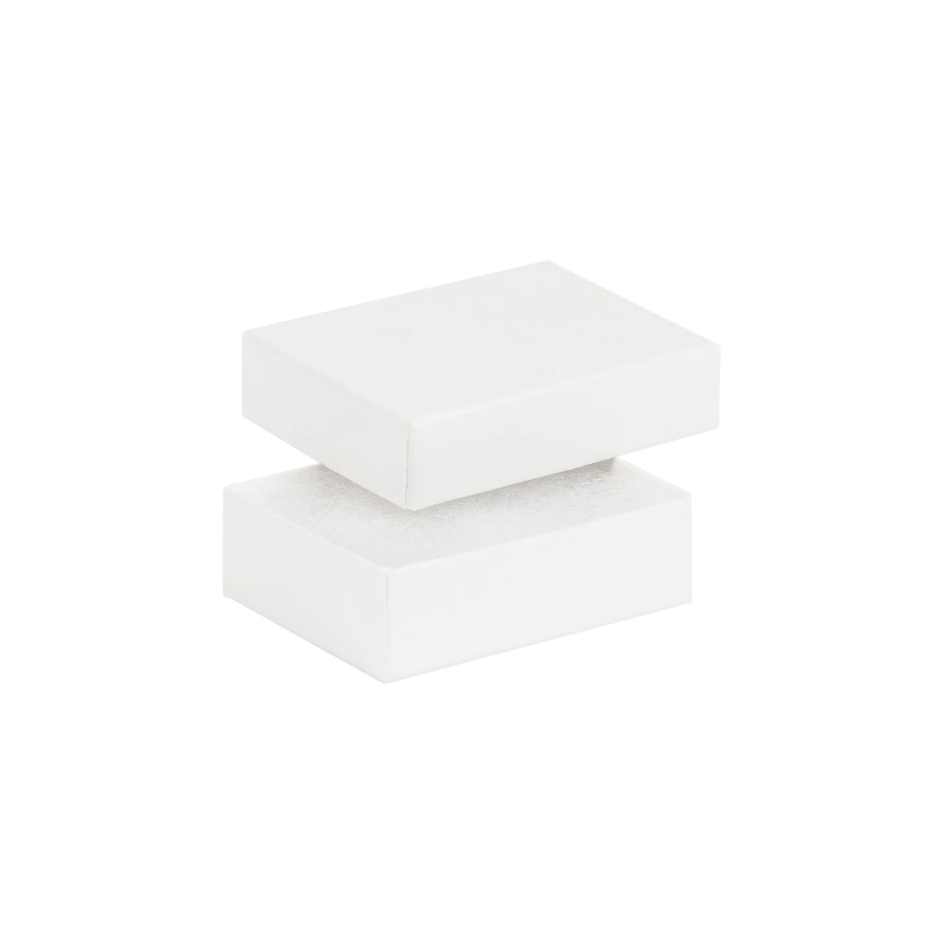Kraft White Gloss Very Small Jewellery Gift Box