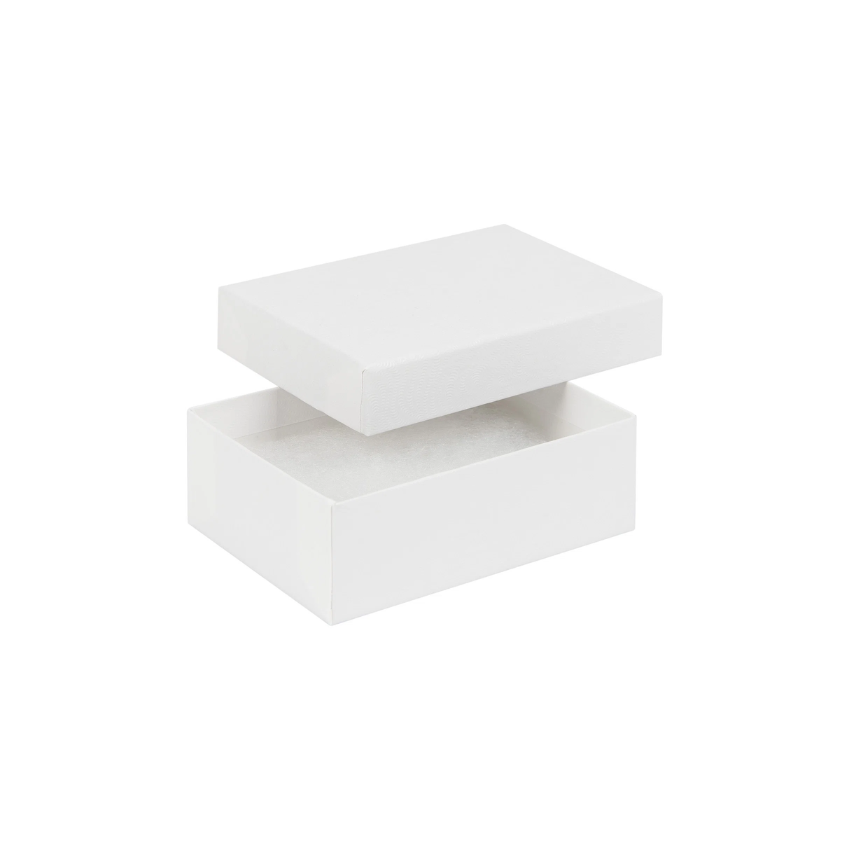 Kraft White Swirl Earring Jewellery Gift Box