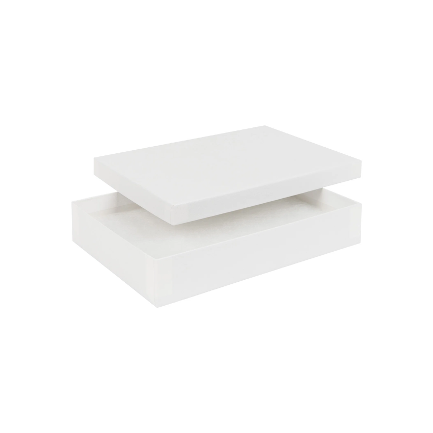 Kraft White Swirl Necklace Jewellery Gift Box