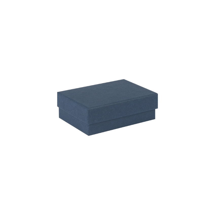 Kraft Navy Blue Earring Box